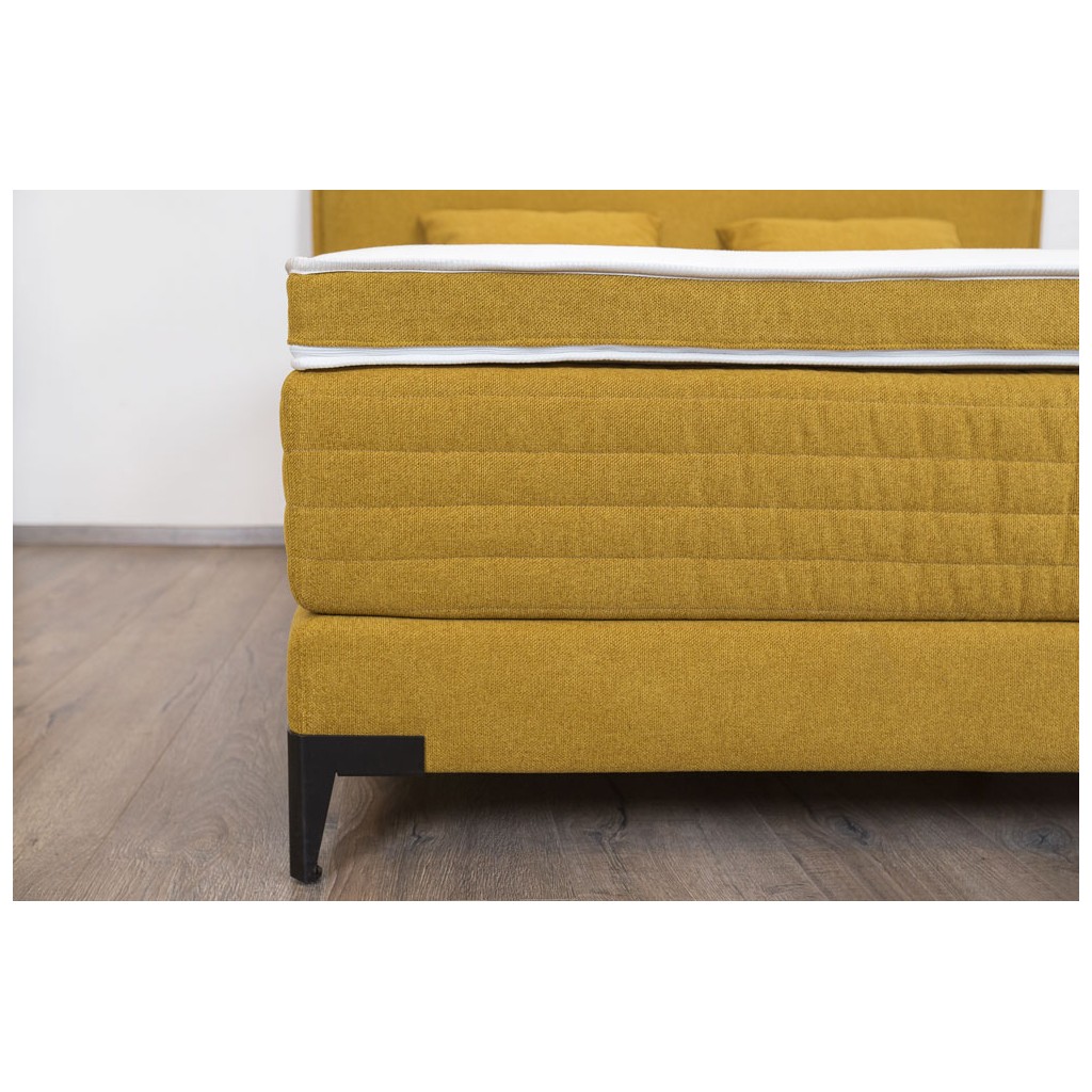 Bed with mattress Sunny | Yellow