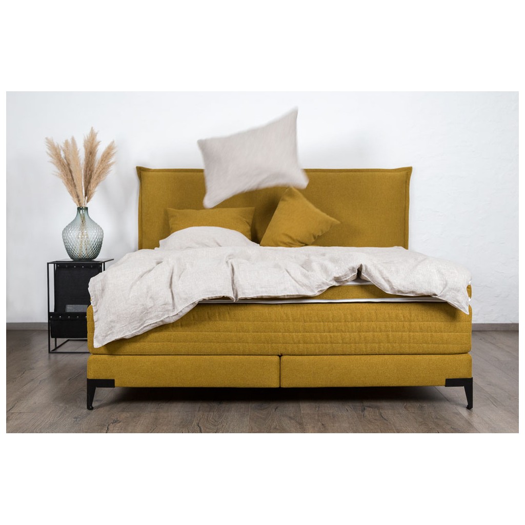Bed with mattress Sunny | Yellow