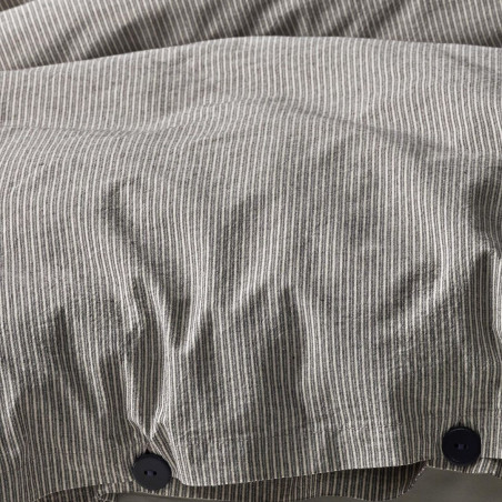 Gultas veļas pārvalku komplekts Shirt Antracit | majas-tekstils | NMF Home