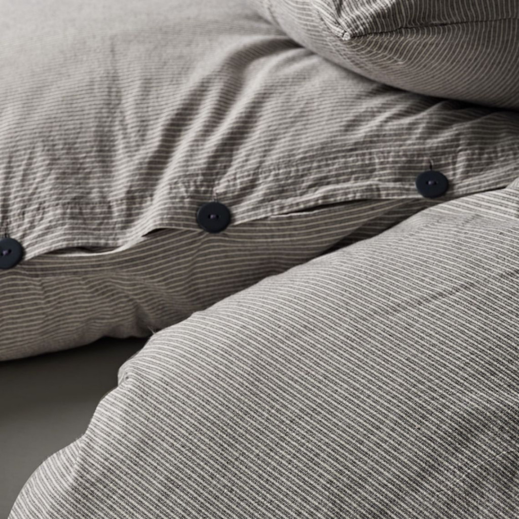 Gultas veļas pārvalku komplekts Shirt Antracit | majas-tekstils | NMF Home