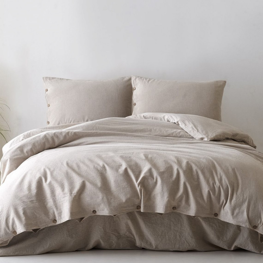 Bed linen covers set Shirt Brown Bed linen covers set Shirt Brown