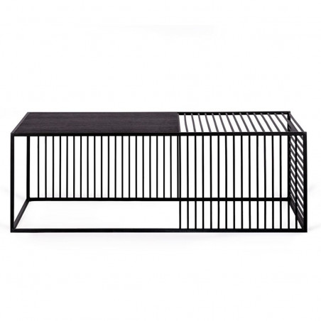 JAIL coffee table | Black oak
