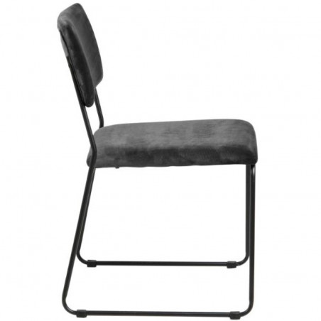 Krēsls CORNELIA Tumši pelēks (Nav pieejams) | edamistabas-kresli | NMF Home