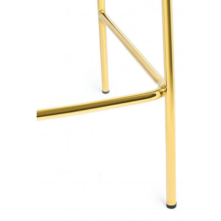 MARGO COUNTER STOOL GOLD | GREY