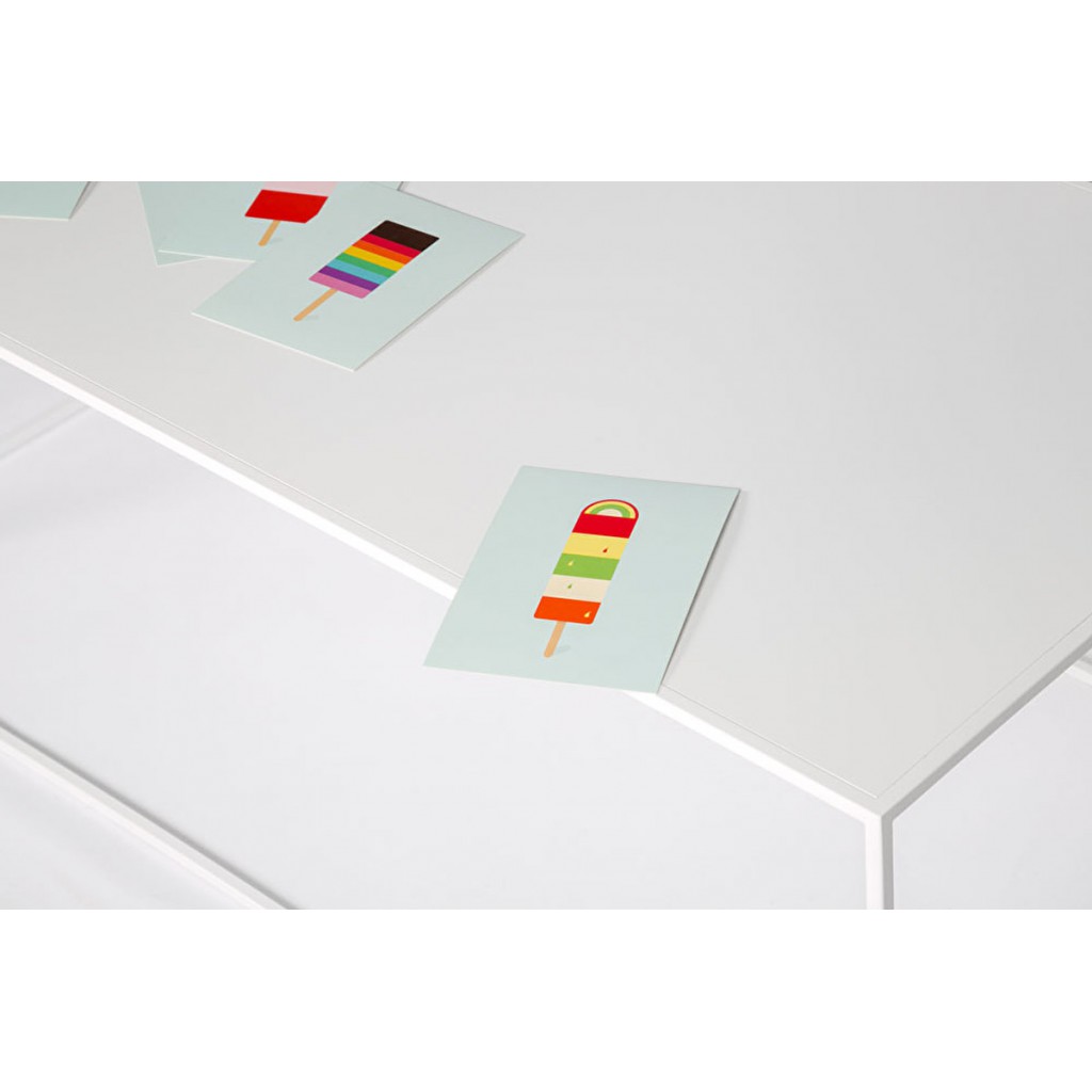 Silence long coffee table | White Silence long coffee table | White