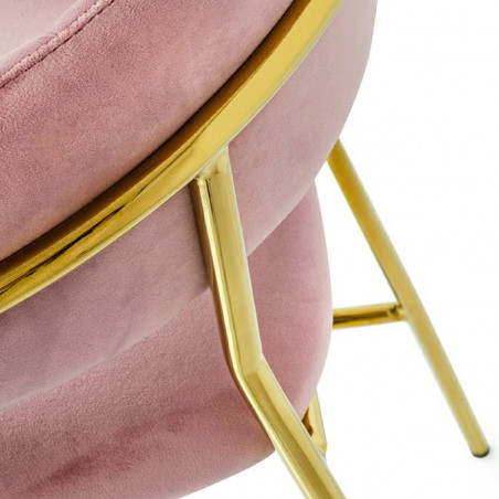 Sānu krēsls MARGO GOLD COUNTER STOOL Rozā | pusbara-kresli | NMF Home