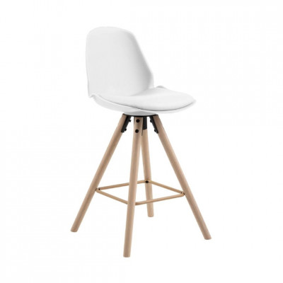 Sānu krēsls OSLO COUNTER STOOL Balts | pusbara-kresli | NMF Home