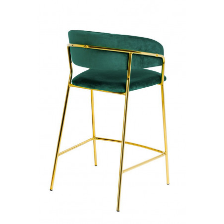 MARGO COUNTER STOOL GOLD | GREEN