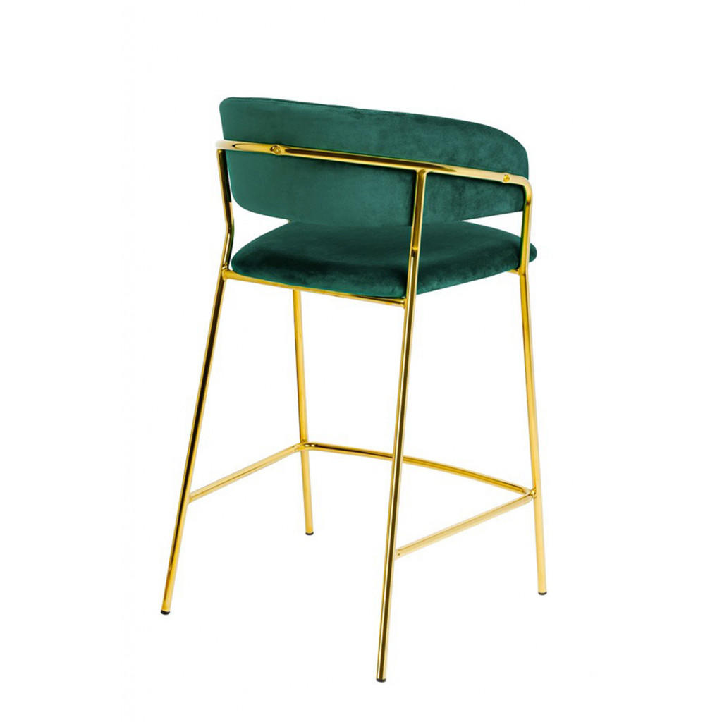 MARGO COUNTER STOOL GOLD | GREEN