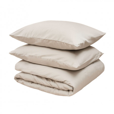 Premium satin bed linen | Greyish beige