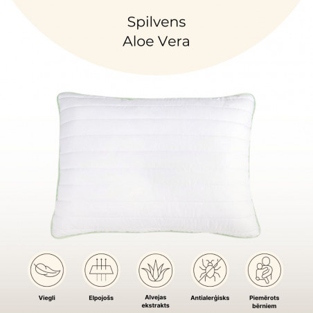 Aloe vera pillow