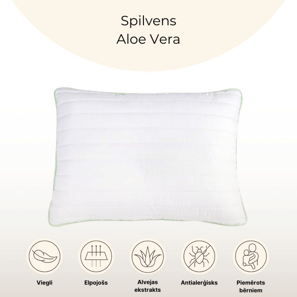 Aloe vera pillow