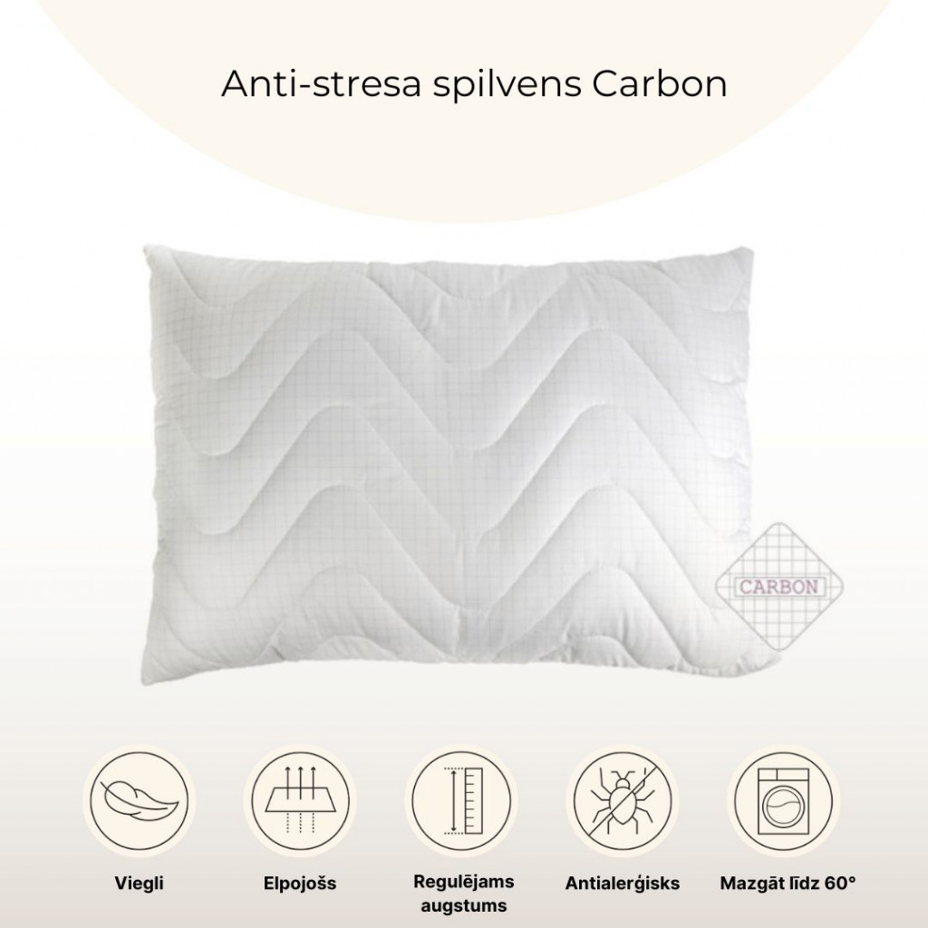 Anti-stress pillow Carbon