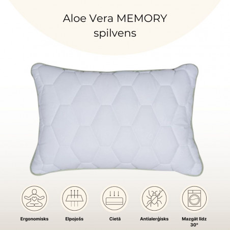 Подушка Aloe Vera MEMORY