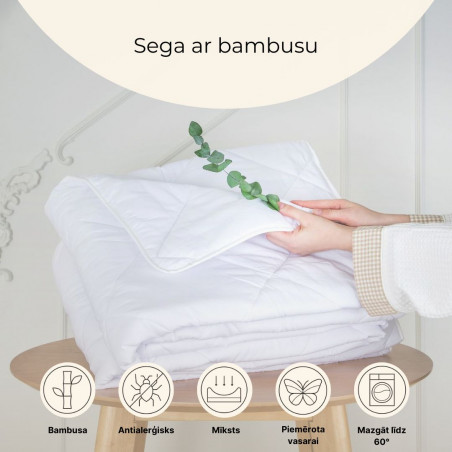 Blanket with bamboo | Home textiles