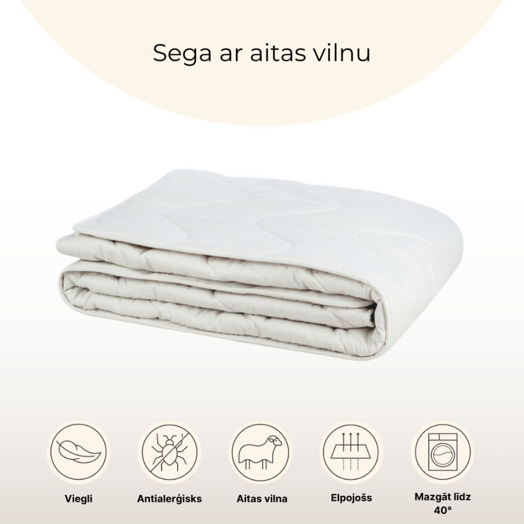 Blanket with sheep's wool