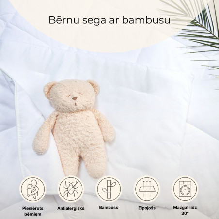Baby blanket with bamboo