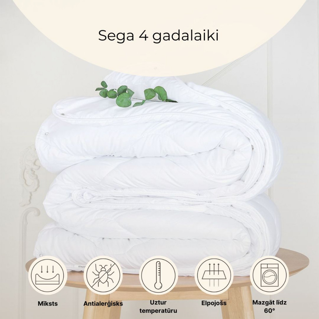 Blanket 4 seasons | White