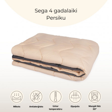 Blanket 4 seasons | Peach