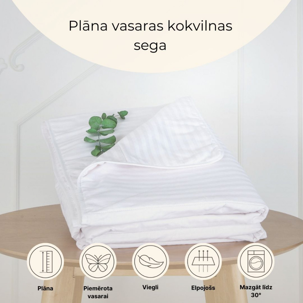 Thin summer cotton blanket