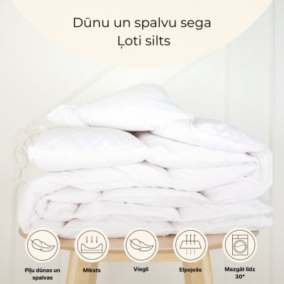 Down and feather blanket | Very warm