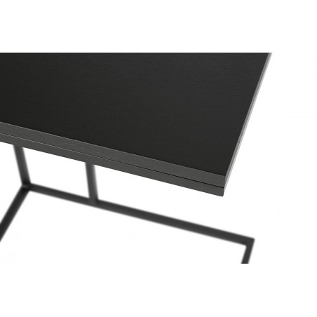 Side table for sofa FOREST | Black oak