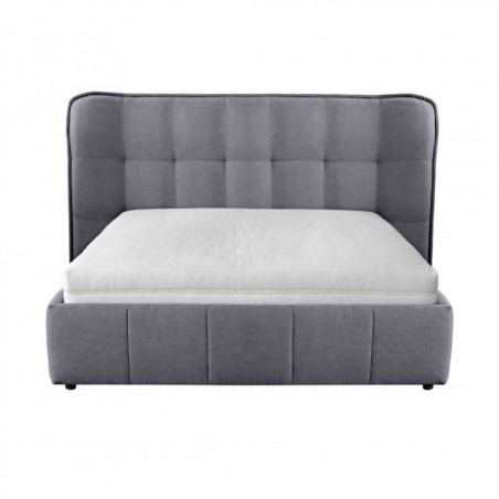 Bed with mattress Dallas | Grey