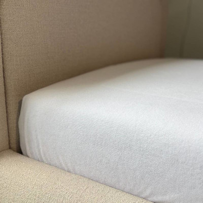 Waterproof sheet with rubber