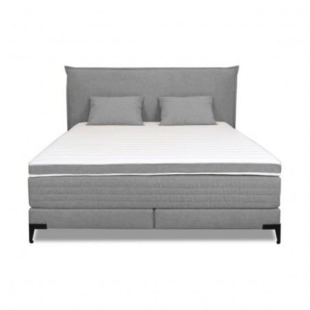 Bed with mattress Sunny | Light grey