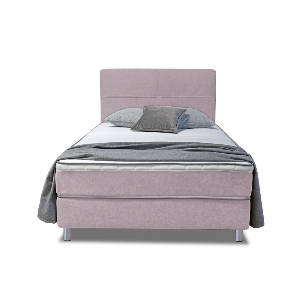 Bed with mattress Vento | Pink