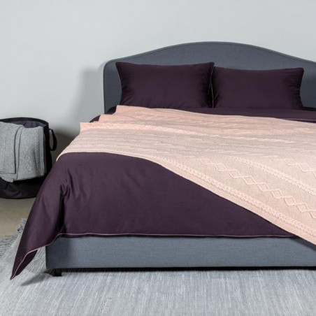Bed linen covers set Linea Eggplant