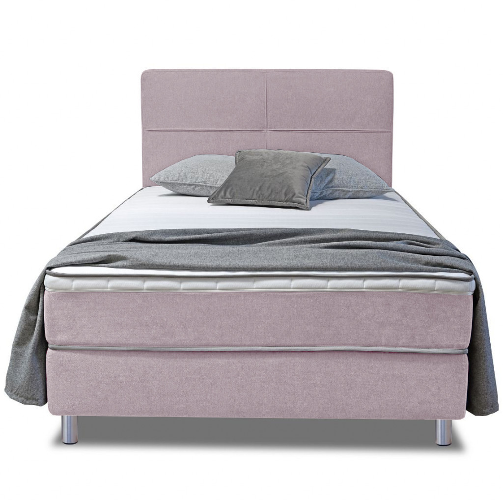 Bed with mattress Vento | Pink