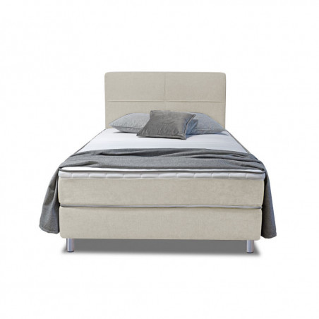 Bed with mattress Vento | Beige