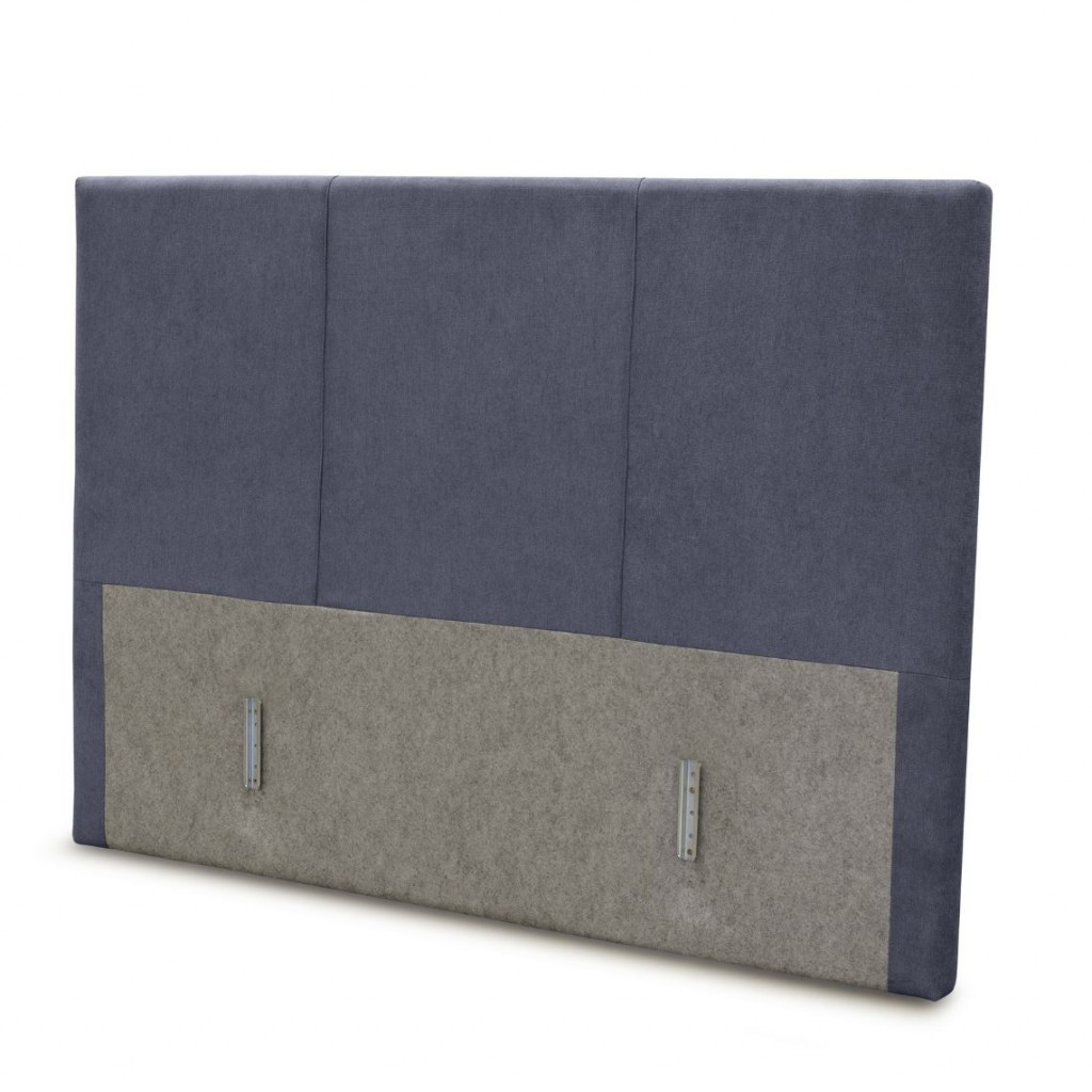 Bed with mattress Scandic | Blue-grey