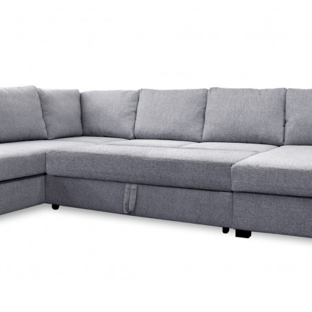 Sofa lova Paris U formos | Pilka Sofa lova Paris U formos | Pilka