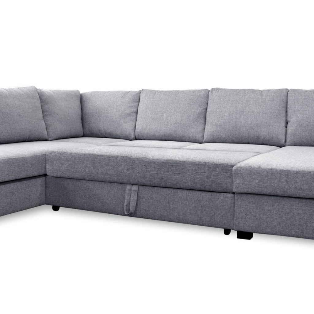Sofa lova Paris U formos | Pilka Sofa lova Paris U formos | Pilka