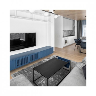 Coffee table Avei | Blue wool