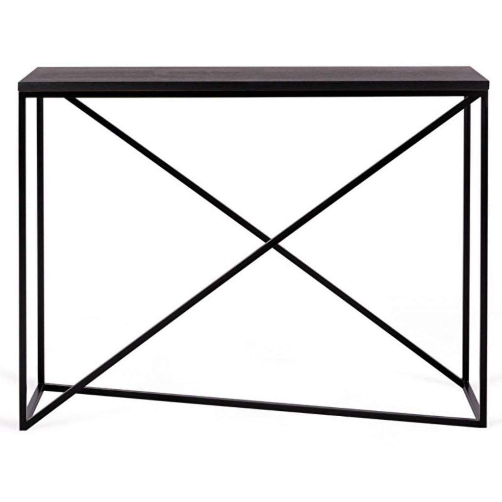 Console table FOREST Cross | Black oak Console table FOREST Cross | Black oak