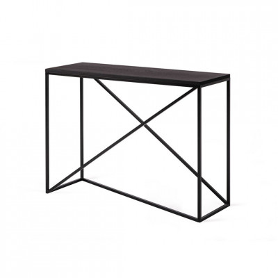Console table FOREST Cross | Black oak