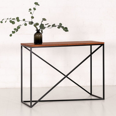 Console table FOREST Cross | Chocolate