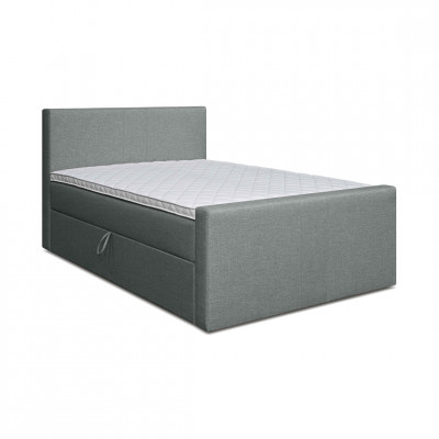 Bed with mattress Amberbox | Grey