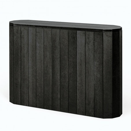 Revolve console table black