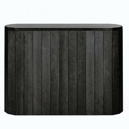 Revolve console table black