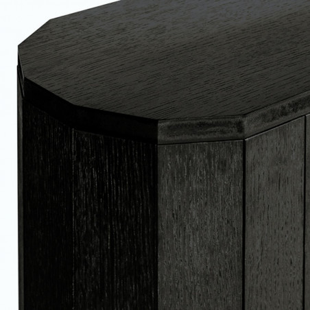 Revolve console table black