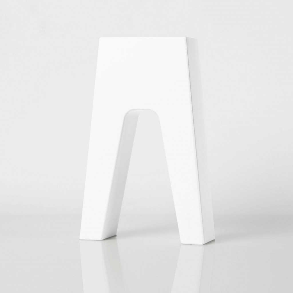Footstool Moe white