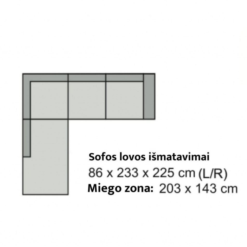 Dīvāns gulta Paris | Tumši pelēka | divani | NMF Home