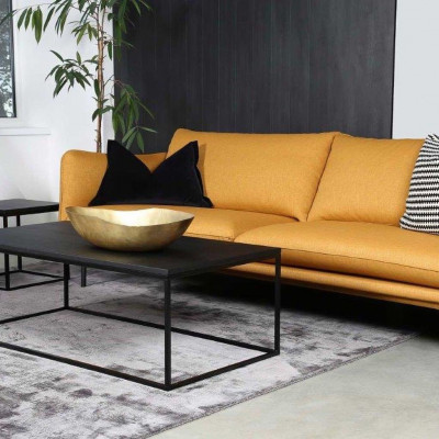 Long coffee table FOREST | Black oak