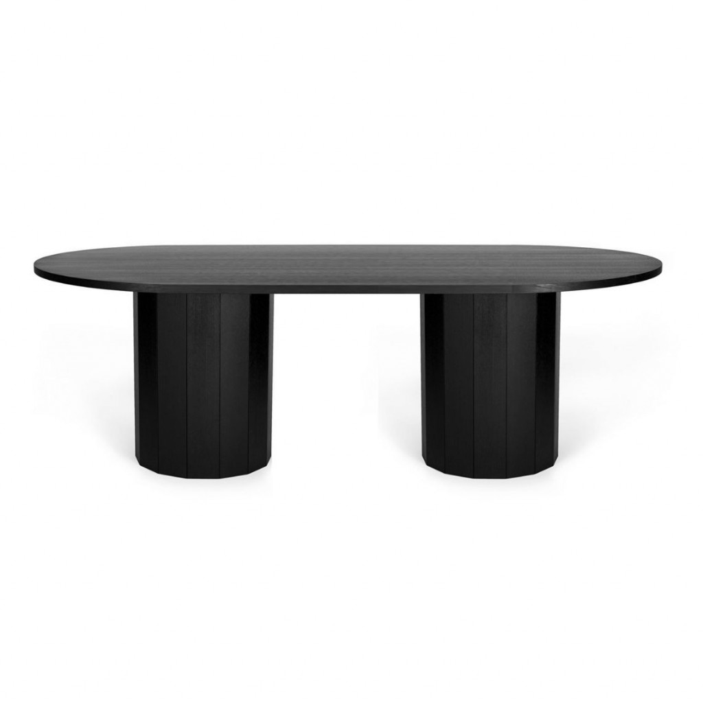 Long dining table Revolve Black oak Long dining table Revolve Black oak