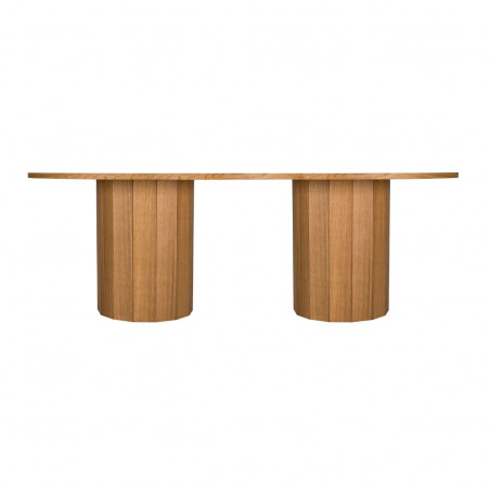 Long dining table Revolve Light Oak