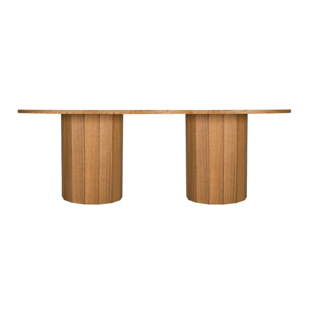 Long dining table Revolve Light Oak